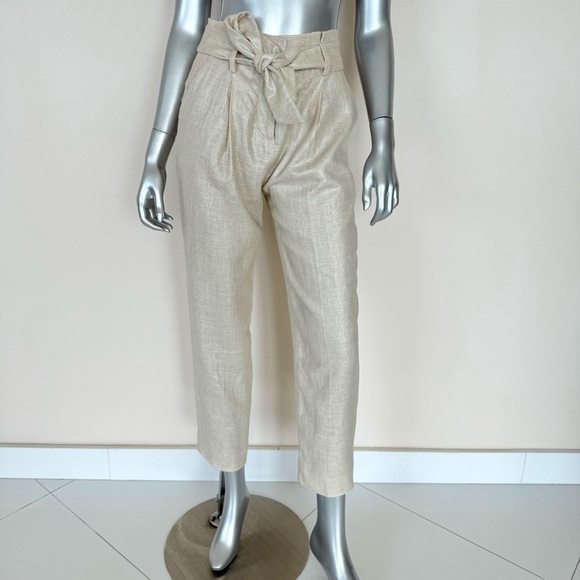 NEW!!! Veronica Beard women linen ankle pants size 0 Authentic